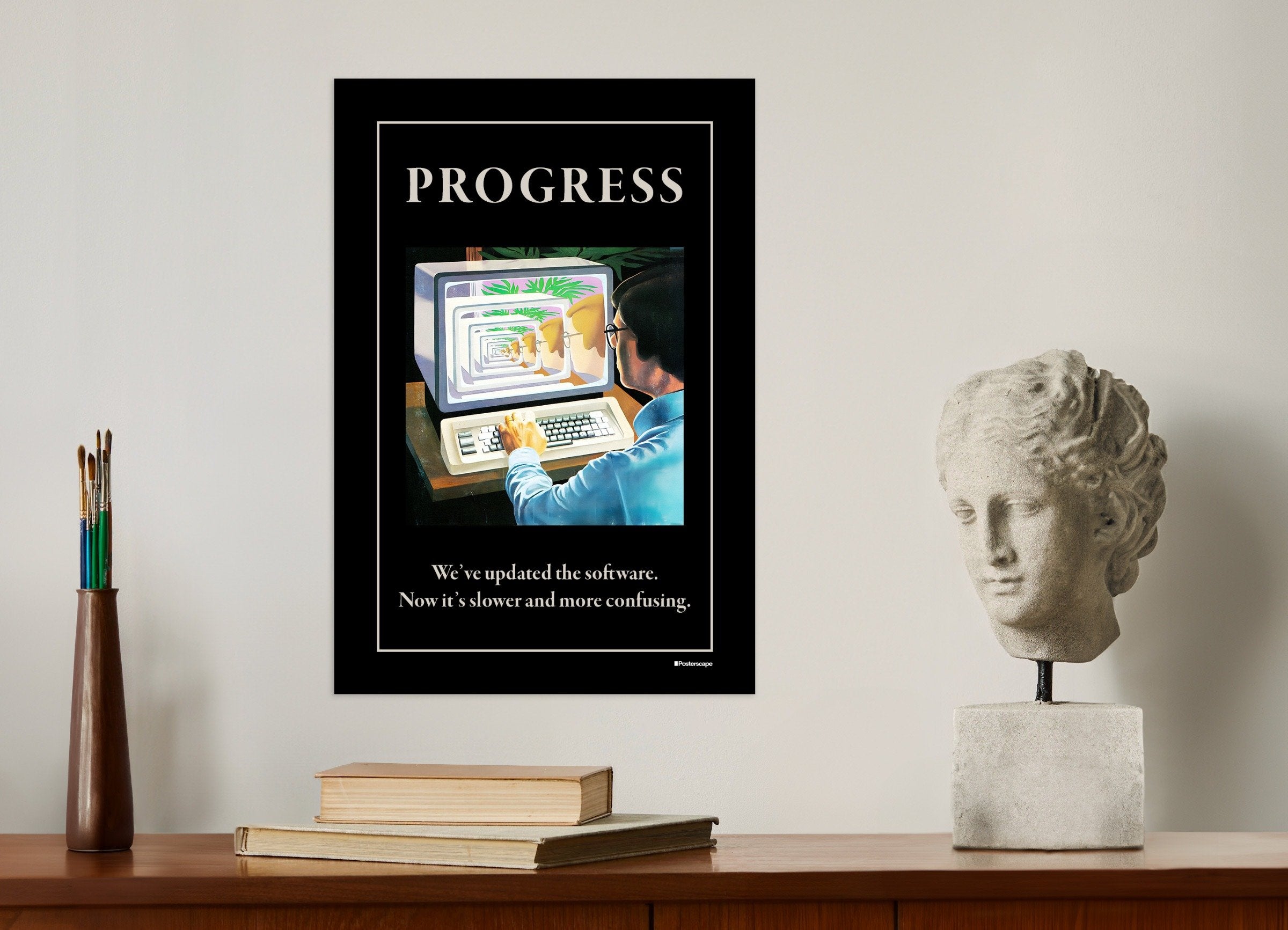 Poster of Progress - Demotivational Poster