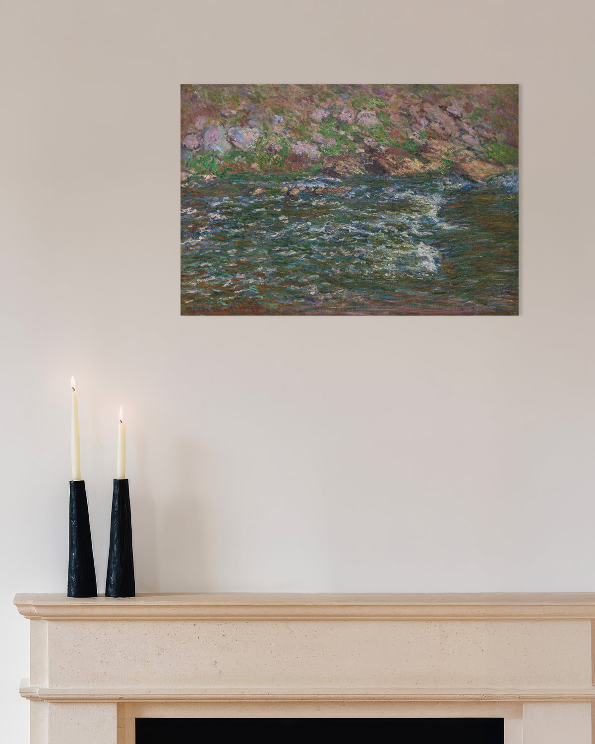 Poster Forsar i Petite Creuse vid Fresselines (1889) av Claude Monet