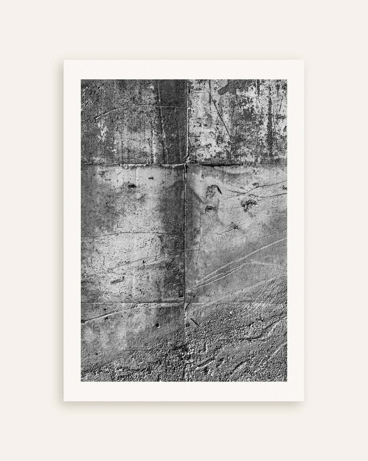Poster ”Rå betongväggstruktur”, miniatyr