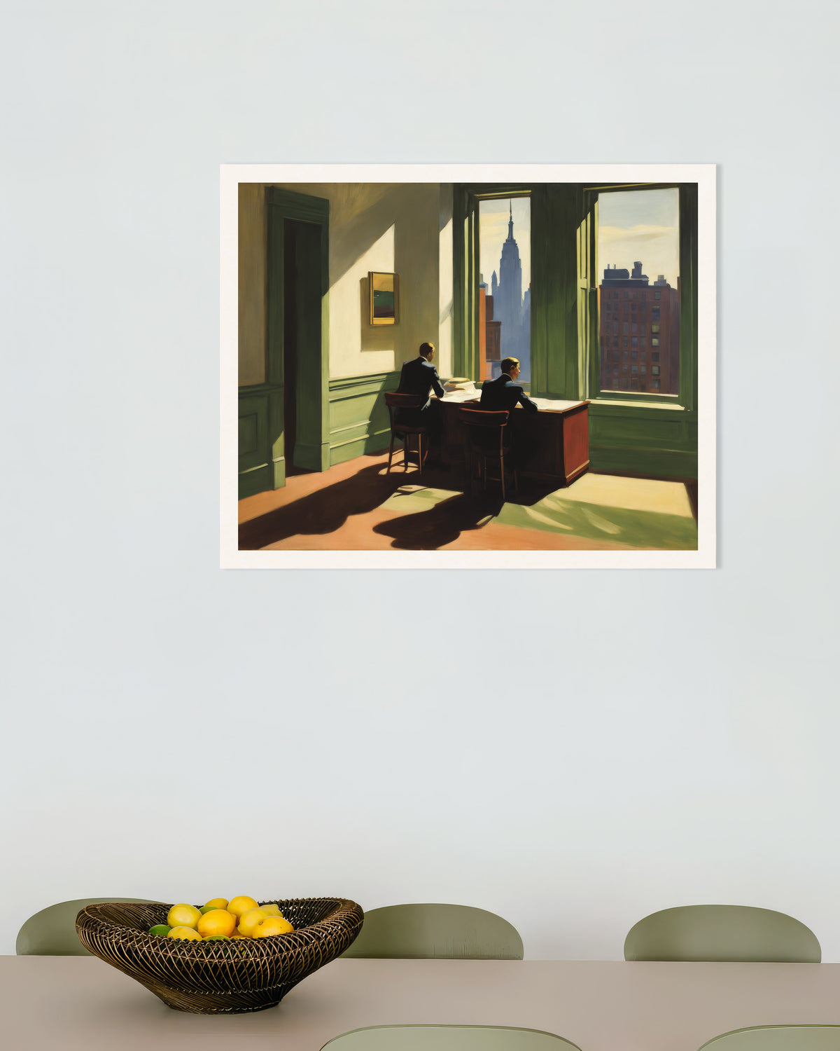 Poster med Realistiskt amerikanskt måleri från 1900-talet