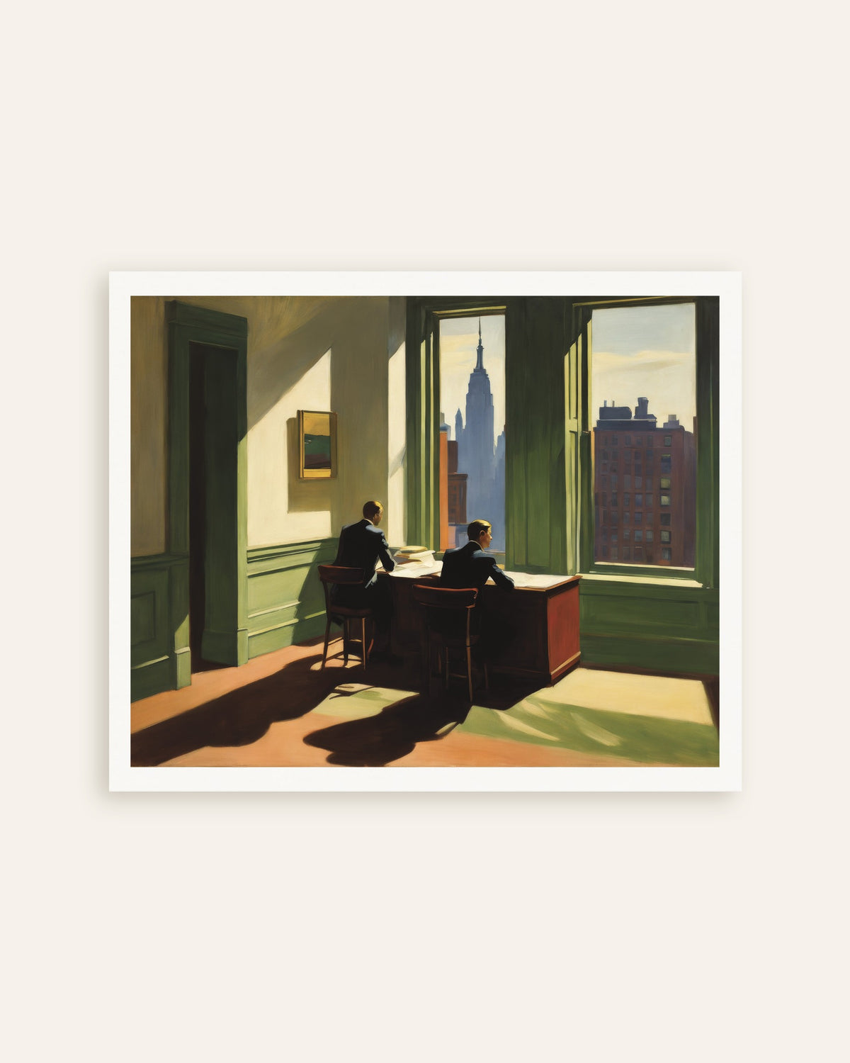 Poster med Realistiskt amerikanskt måleri från 1900-talet, miniatyr