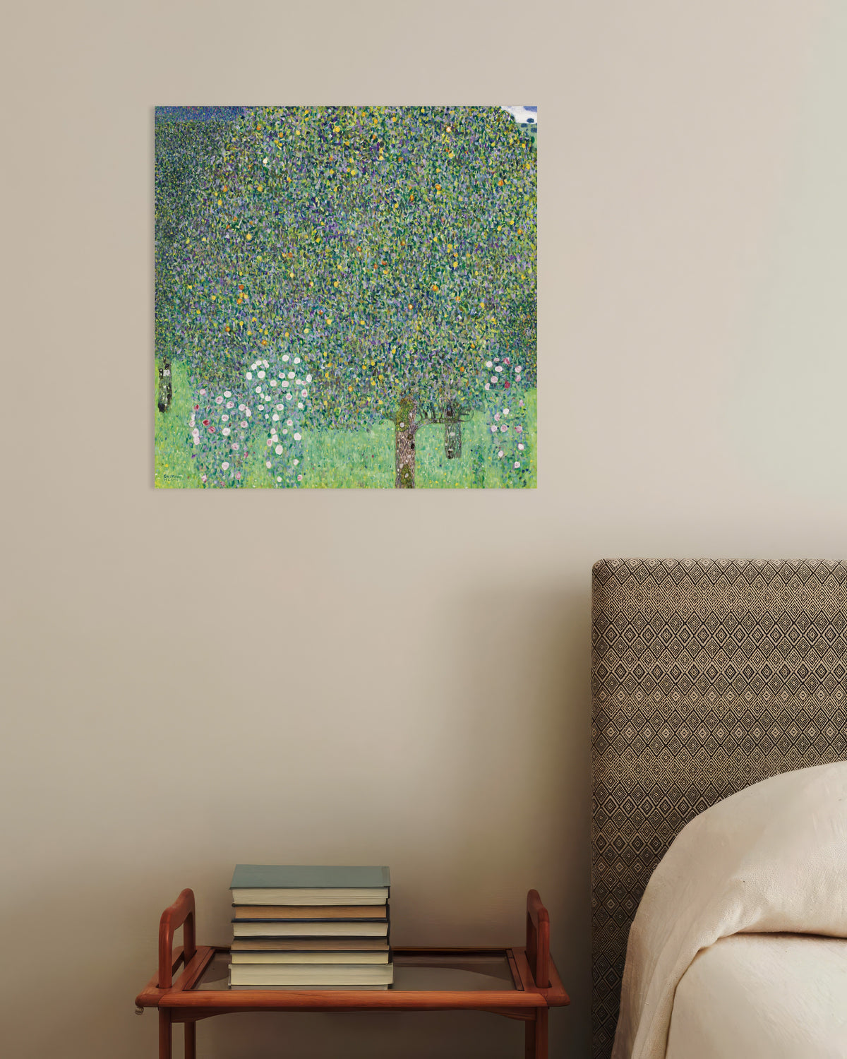 Poster Rosenbuskar under träden (1905) av Gustav Klimt