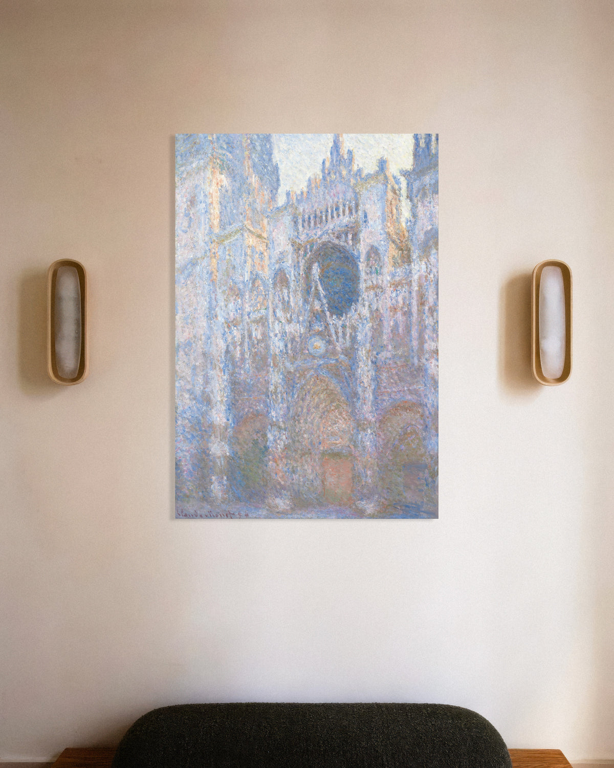 Poster Katedralen i Rouen, västfasaden (1894) av Claude Monet