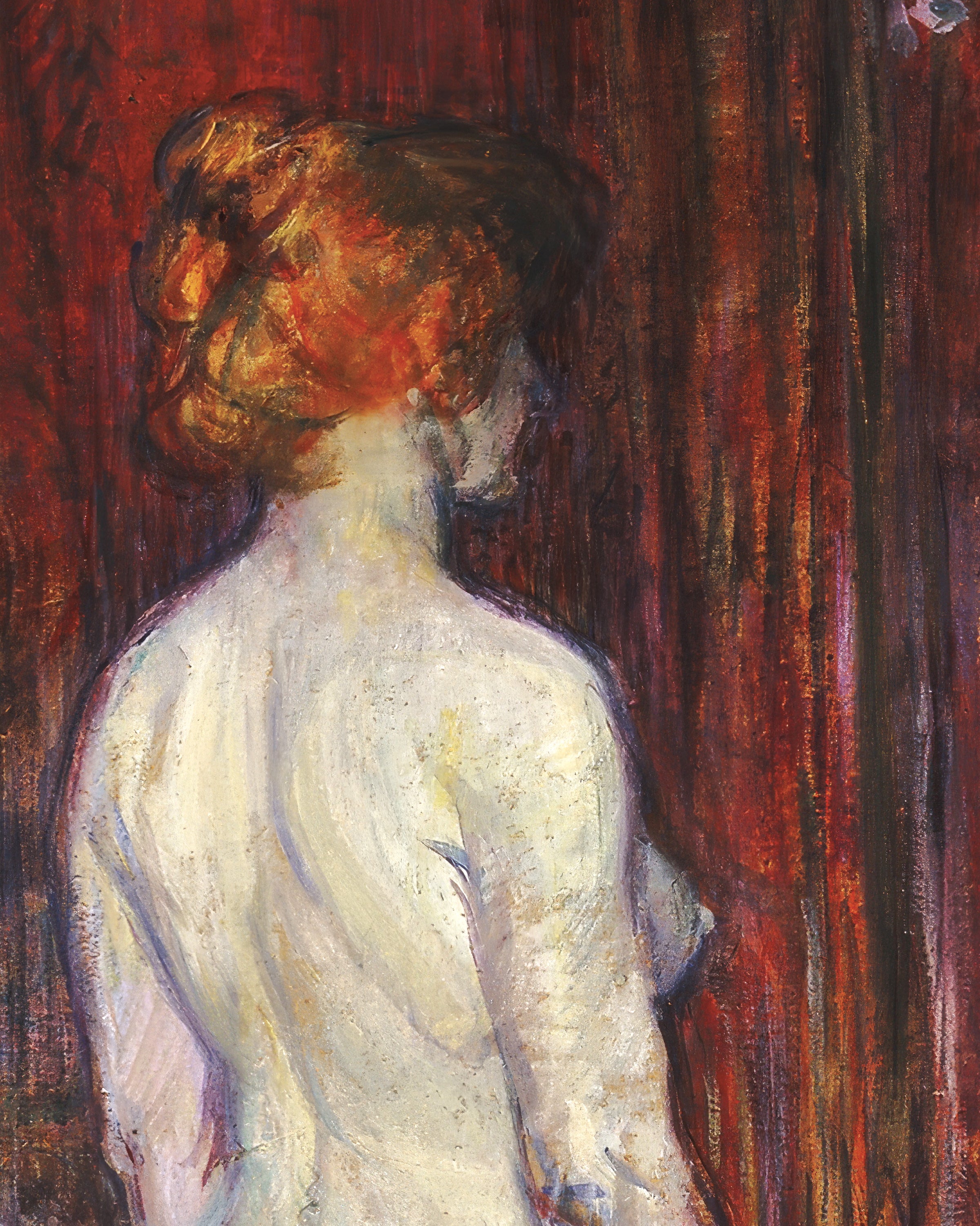 Kvinna framför en spegel (1897) av Henri de Toulouse-Lautrec Poster