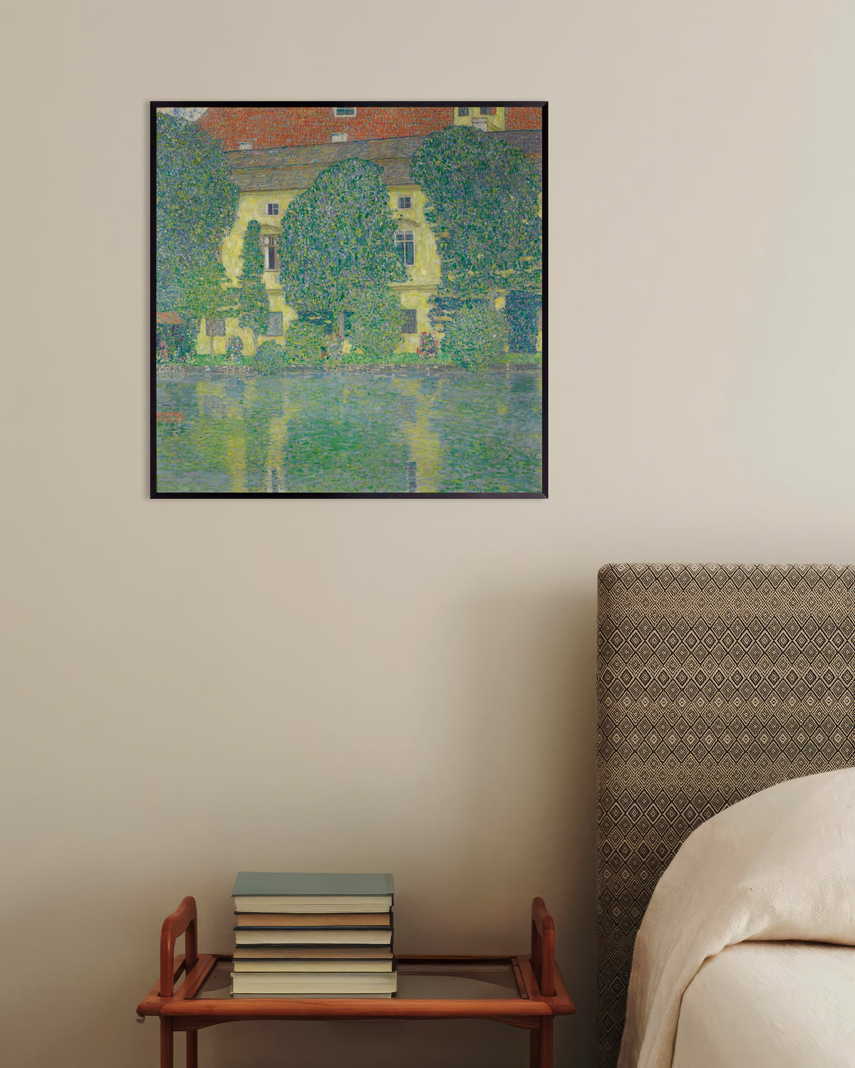 Poster av Schloss Kammer vid Attersee III (1910) av Gustav Klimt, med metallram