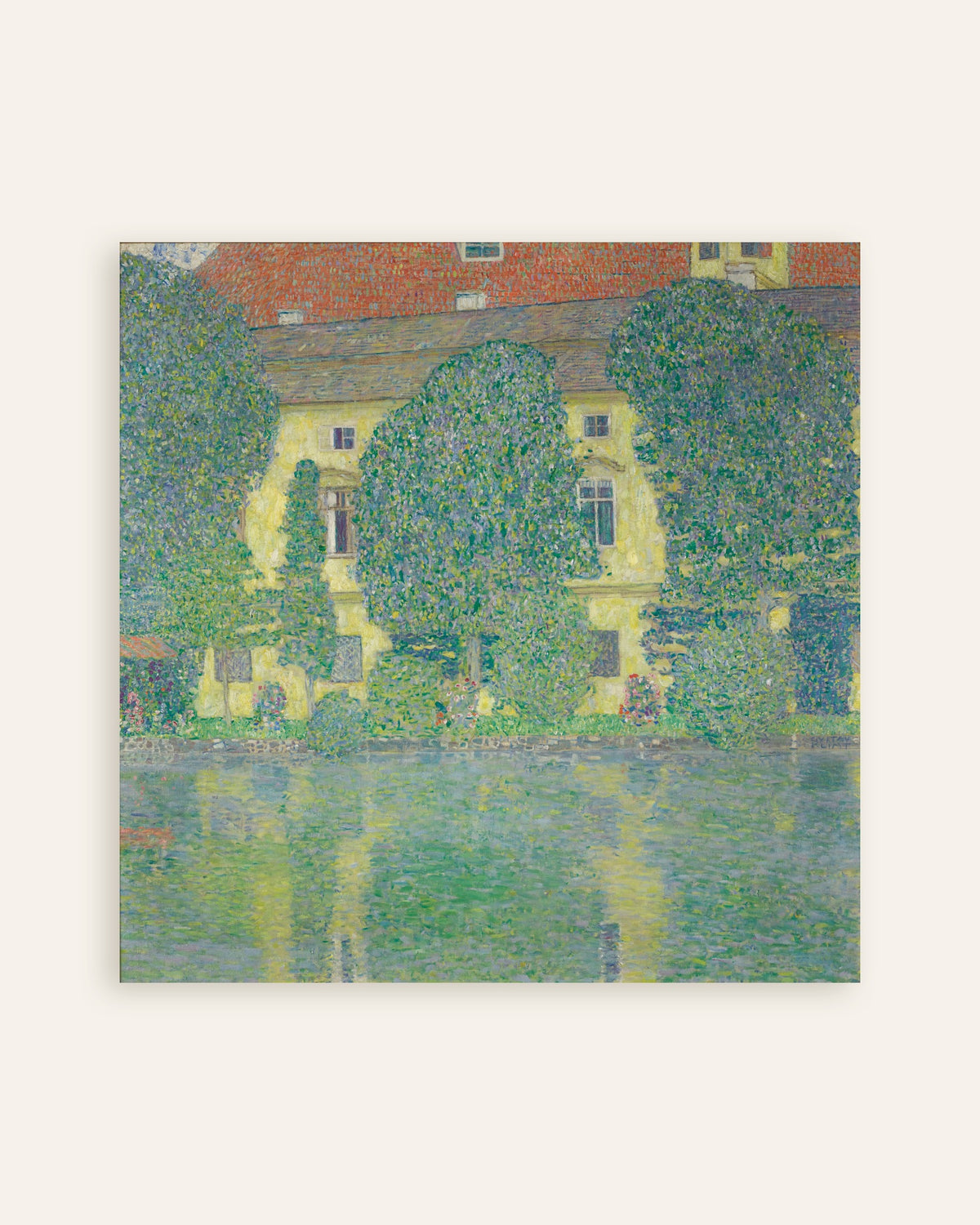 Poster av Schloss Kammer vid Attersee III (1910) av Gustav Klimt, miniatyr