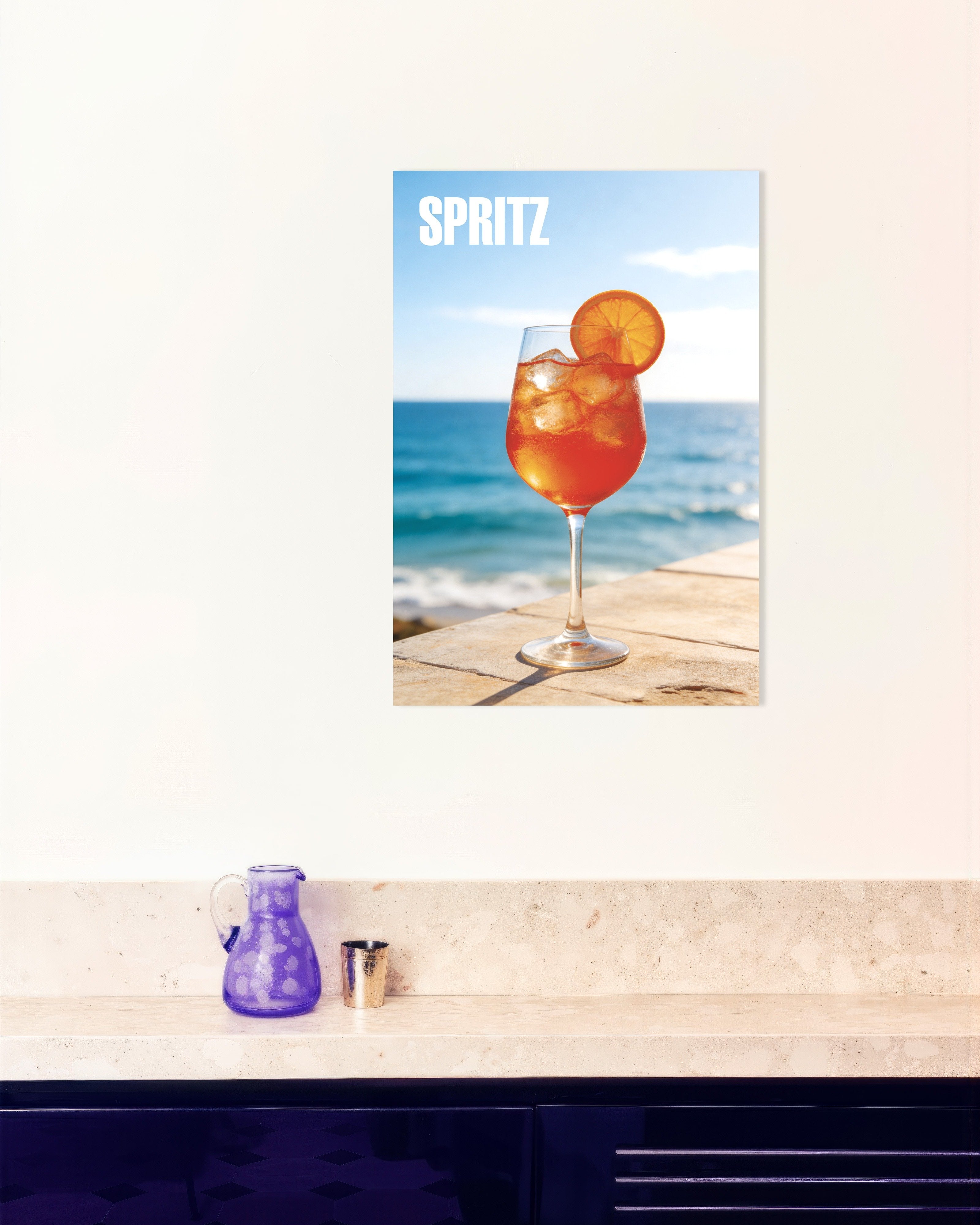 Poster of Seaside Spritz Cocktail Poster