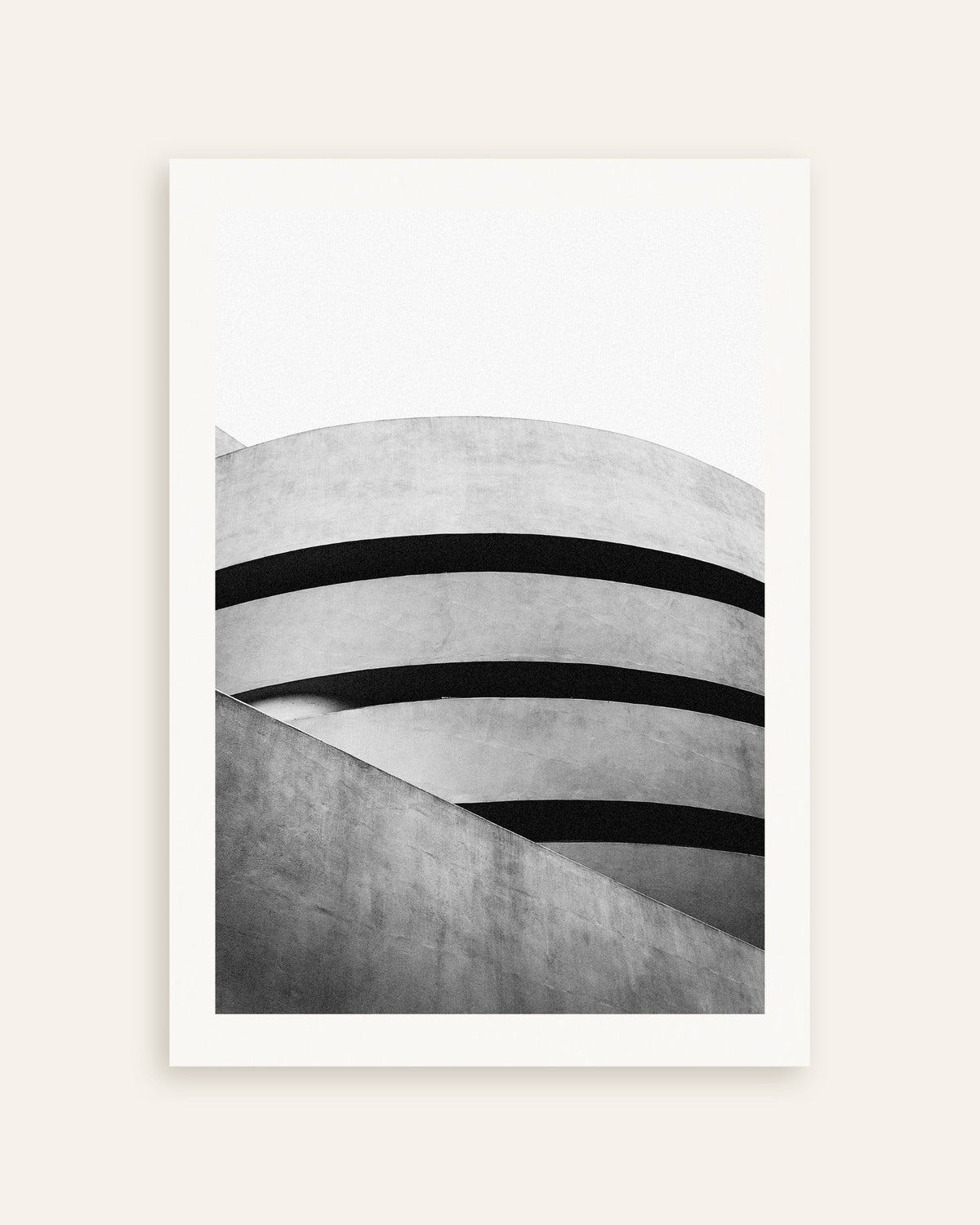 Poster ”Spiralkurvor på ett museum”, miniatyr