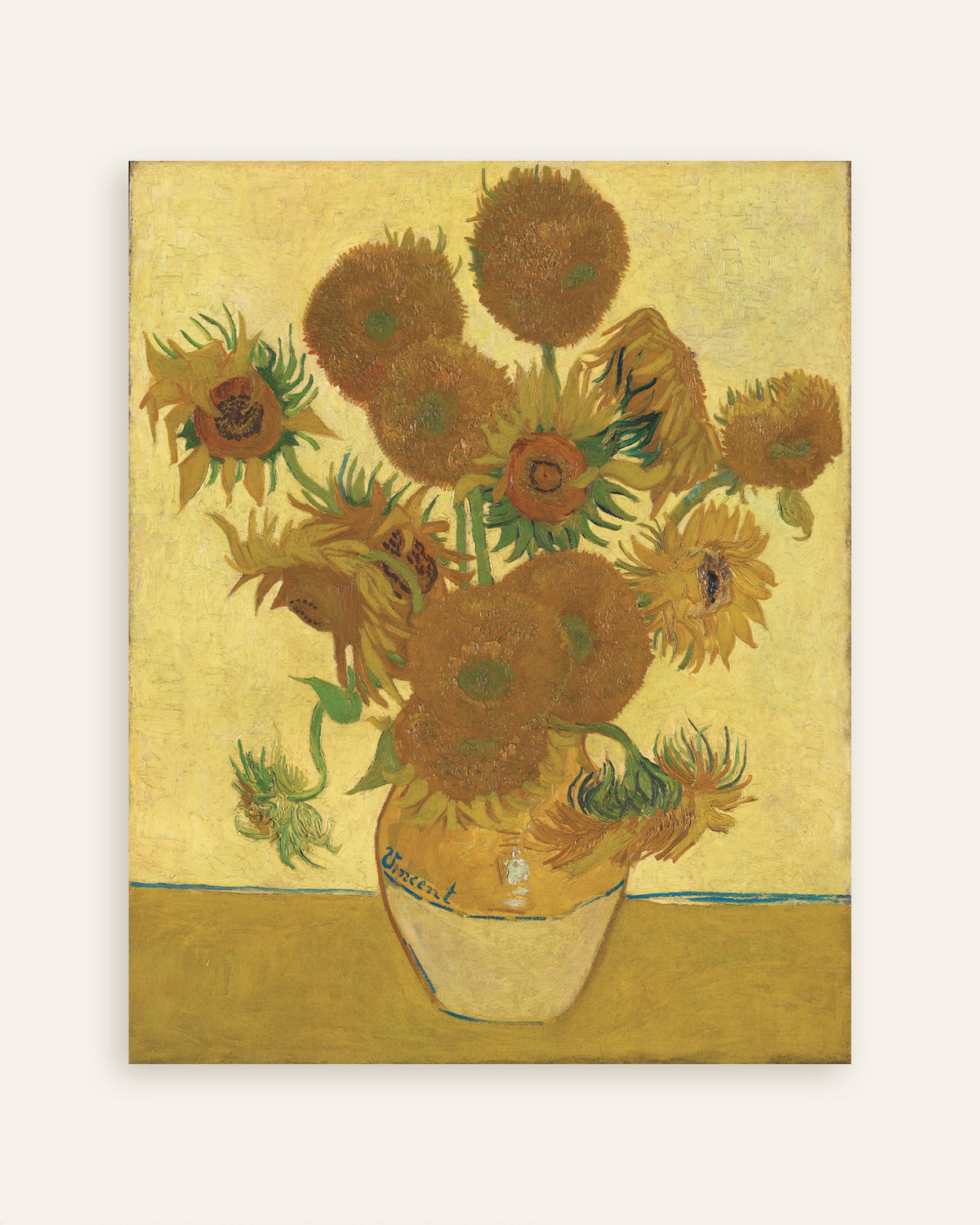 Poster med Solrosor (1888) av Vincent van Gogh, miniatyrbild