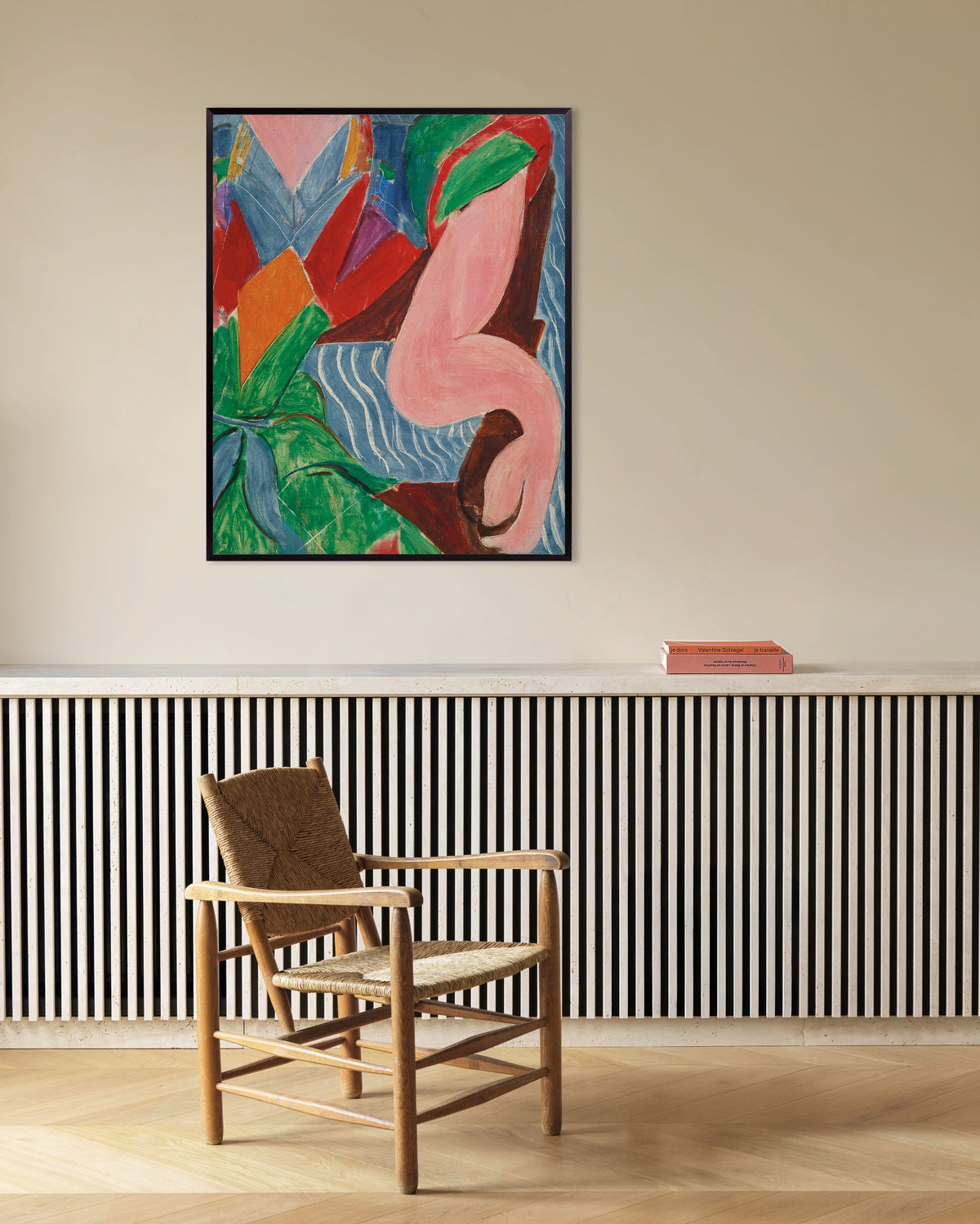 Poster av Armen (1938) av Henri Matisse, med metallram