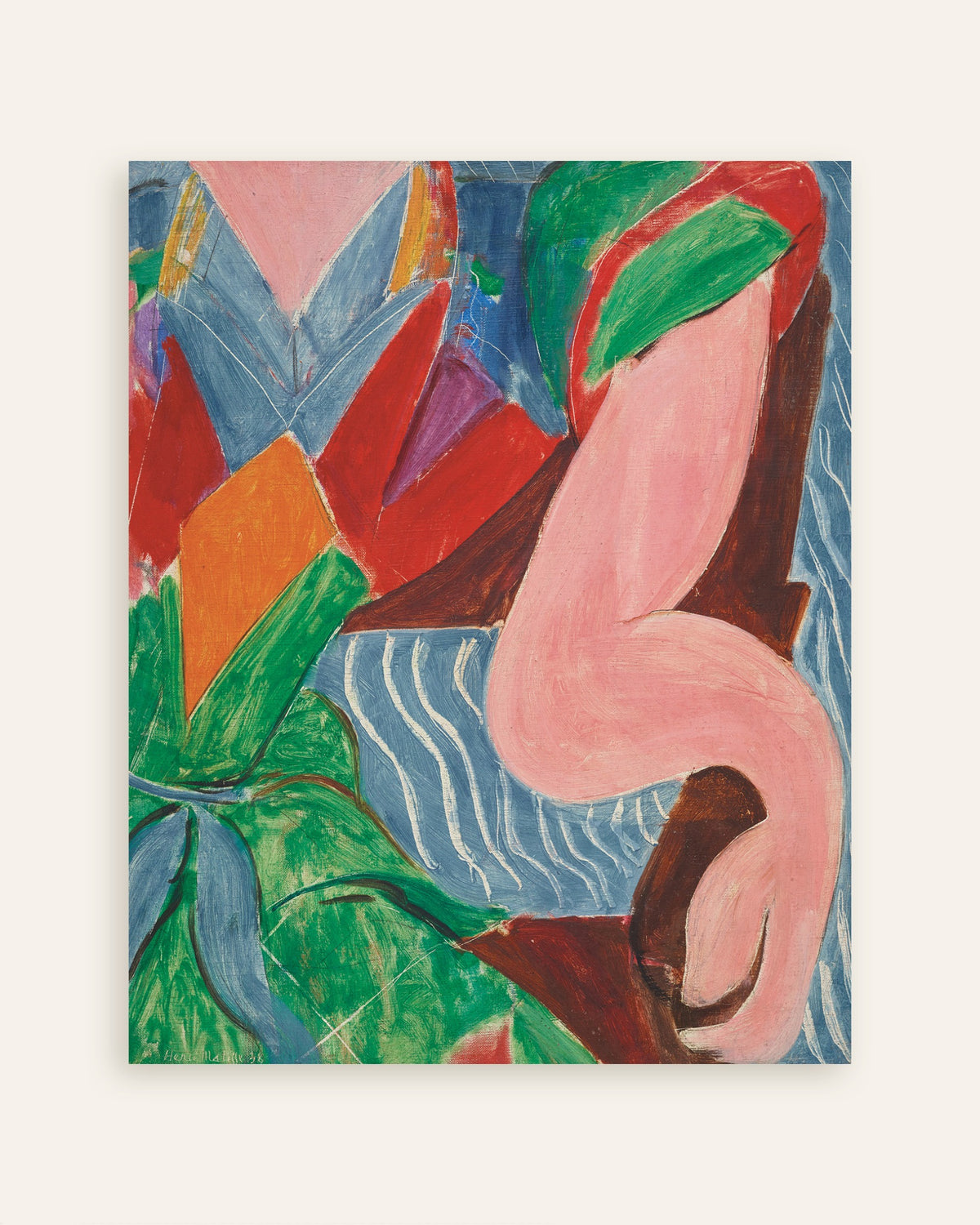 Poster av Armen (1938) av Henri Matisse, miniatyrbild