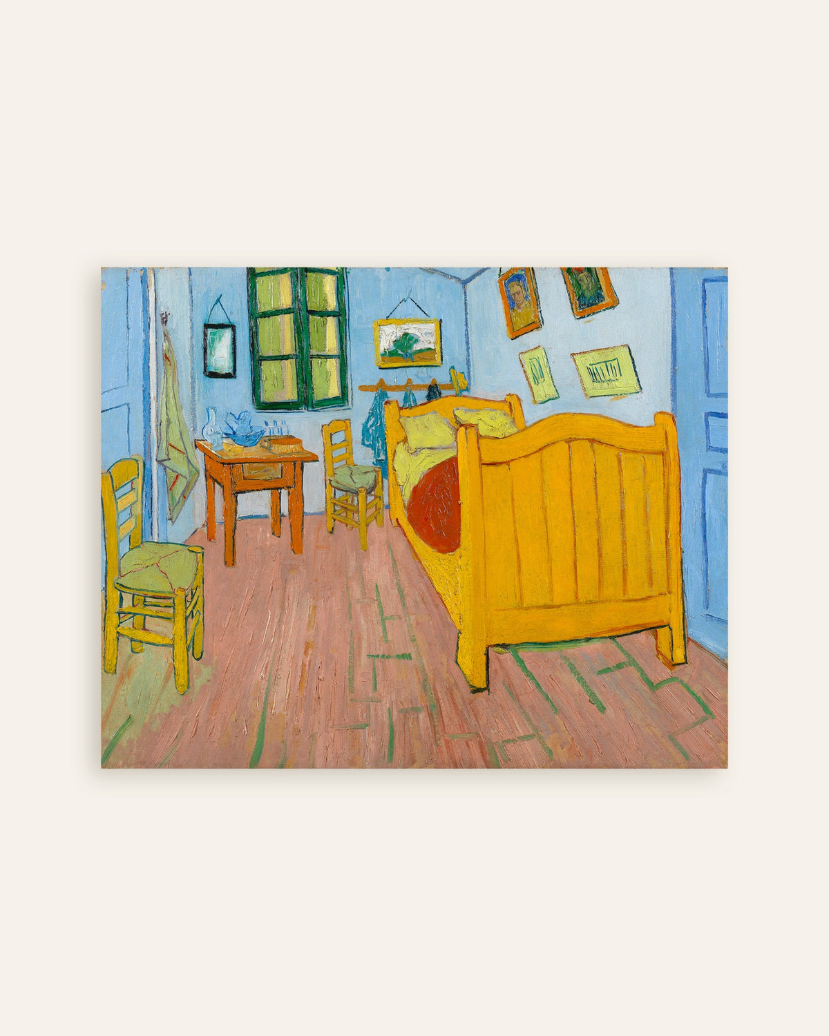 Poster med Sovrummet (1888) av Vincent van Gogh, miniatyrbild