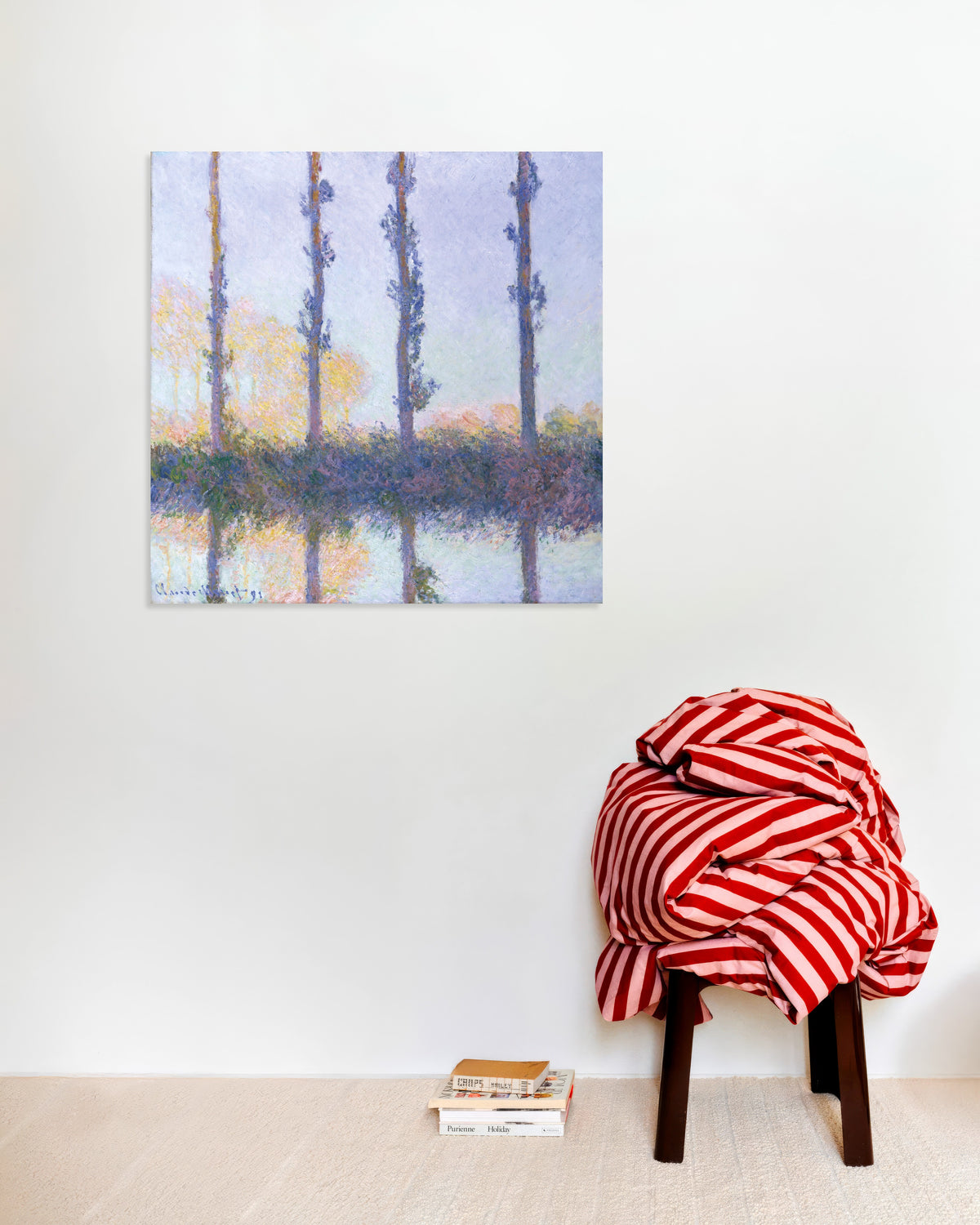 Poster De fyra träden (1891) av Claude Monet