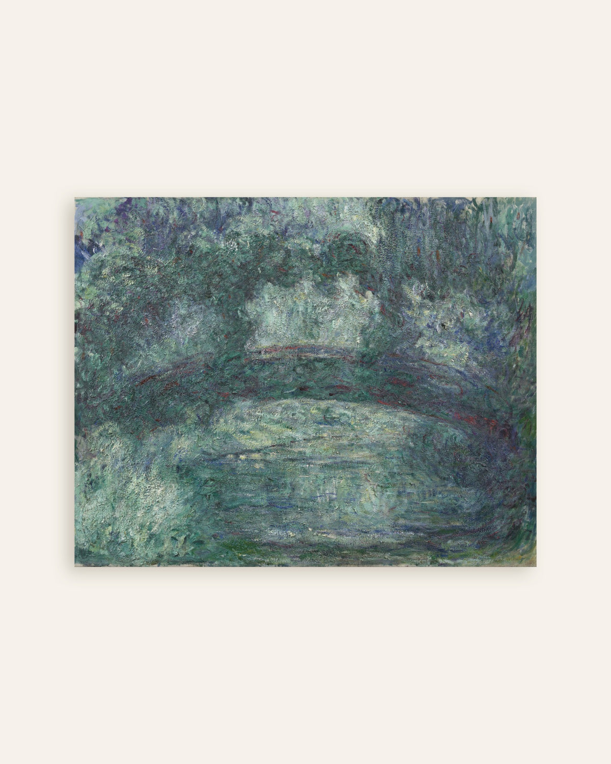 Poster Den japanska bron (1919–1924) av Claude Monet, miniatyr