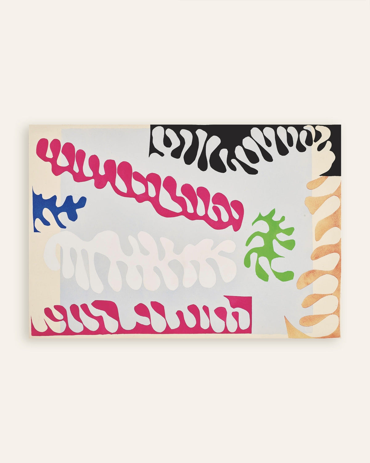 Poster med Lagunen i rosa och vitt (Jazz, 1947) av Henri Matisse, miniatyrbild