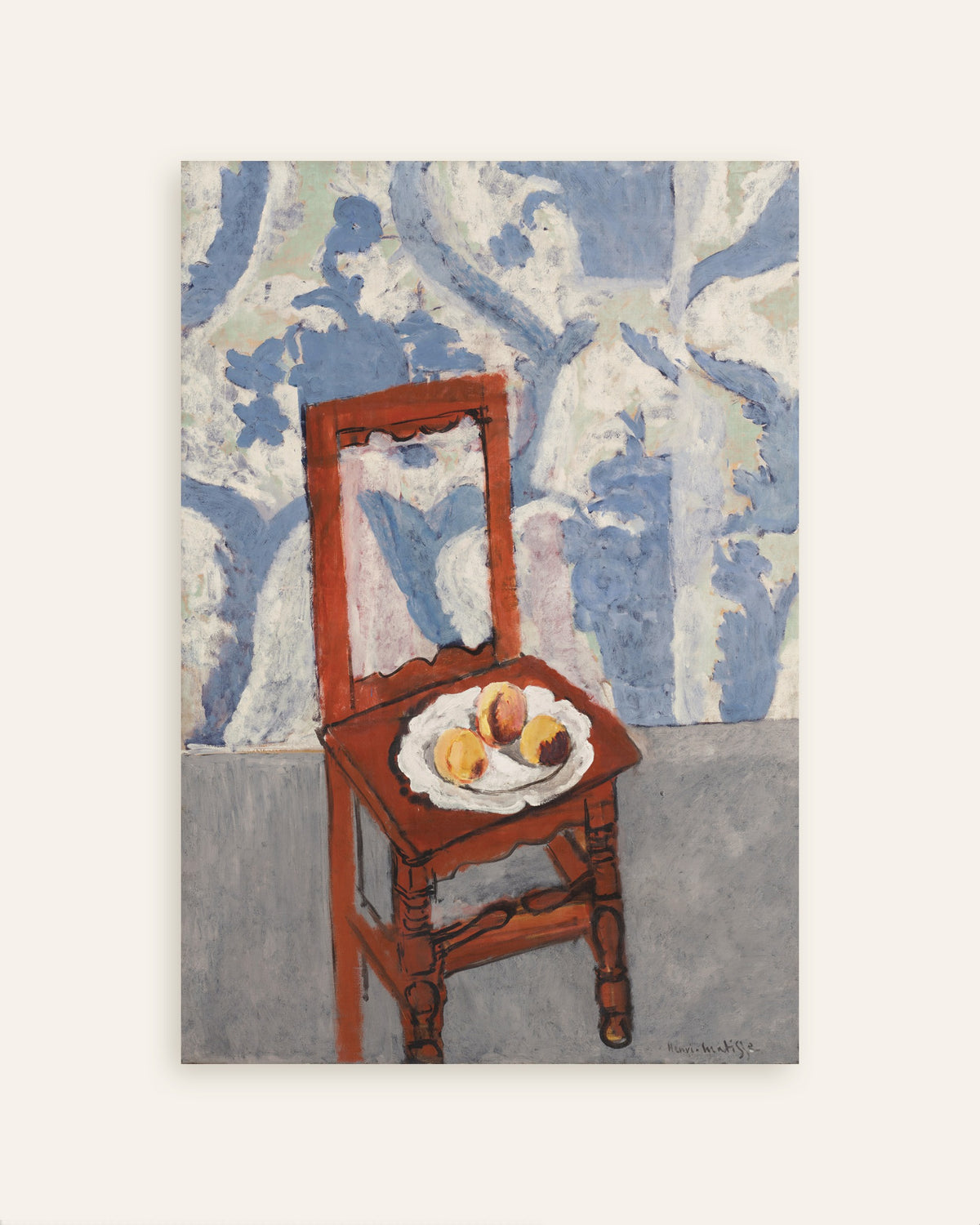 Poster med Lorraine-stolen (1919) av Henri Matisse, miniatyrbild