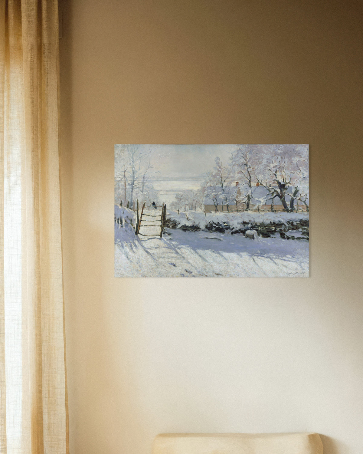 Poster Skatan (1868–1869) av Claude Monet