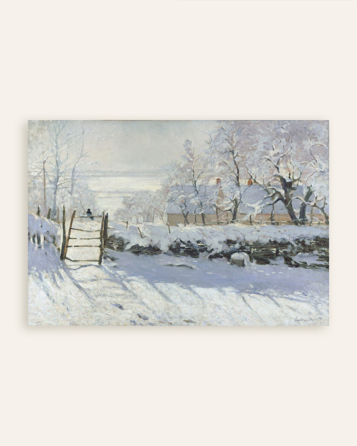 Poster Skatan (1868–1869) av Claude Monet, miniatyr
