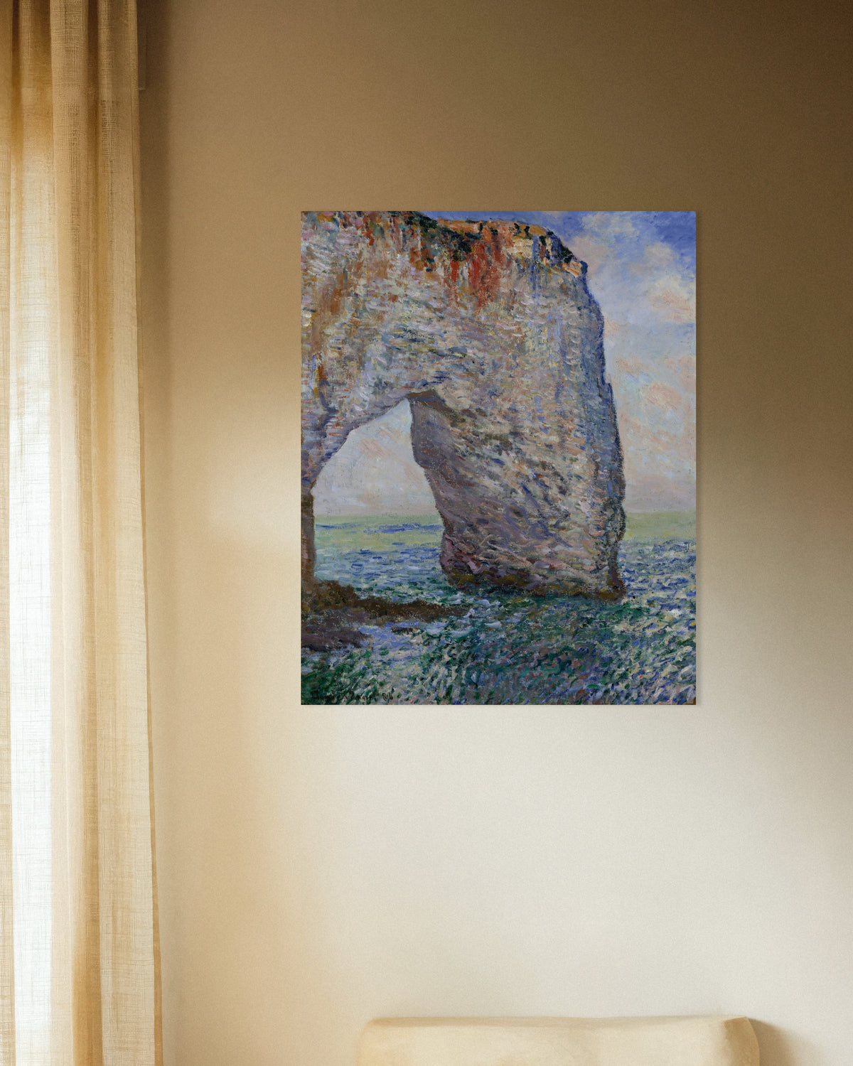 Poster Manneporte vid Étretat (1886) av Claude Monet