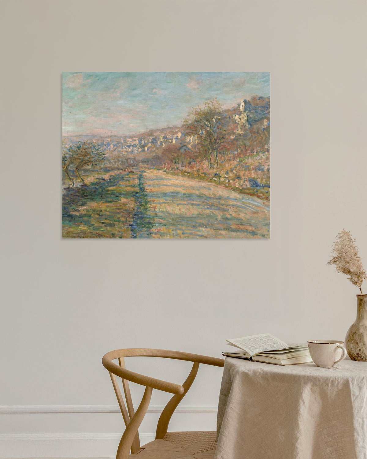 Poster Vägen till La Roche-Guyon (1880) av Claude Monet