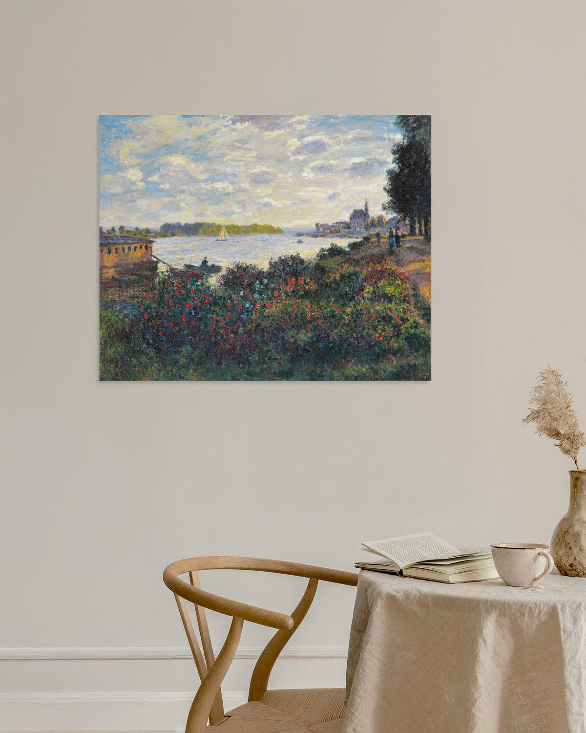 Poster Seine vid Argenteuil (1877) av Claude Monet