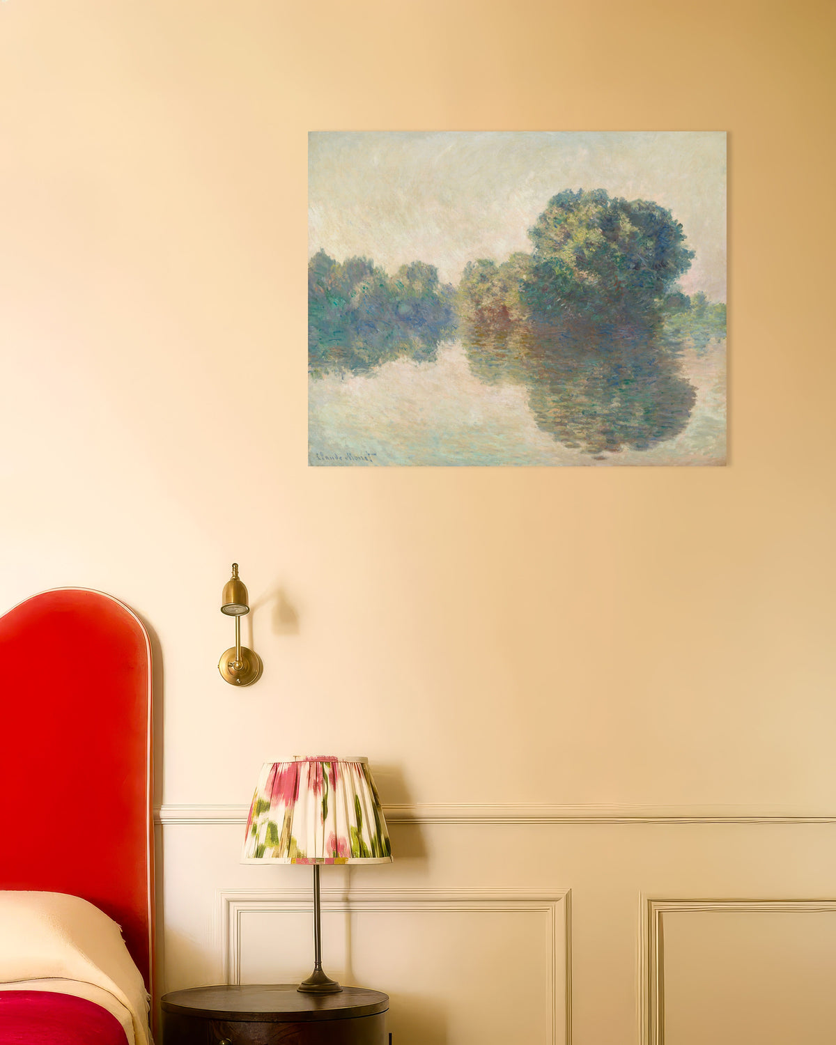 Poster Seine vid Giverny (1897) av Claude Monet