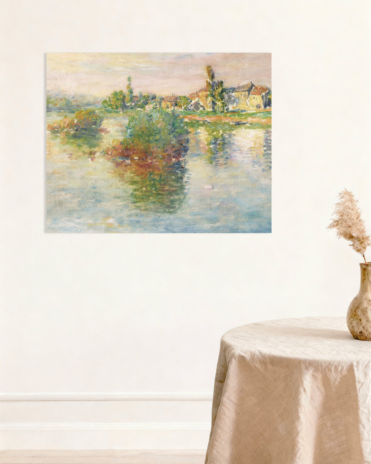 Poster Seine vid Lavacourt (1879) av Claude Monet