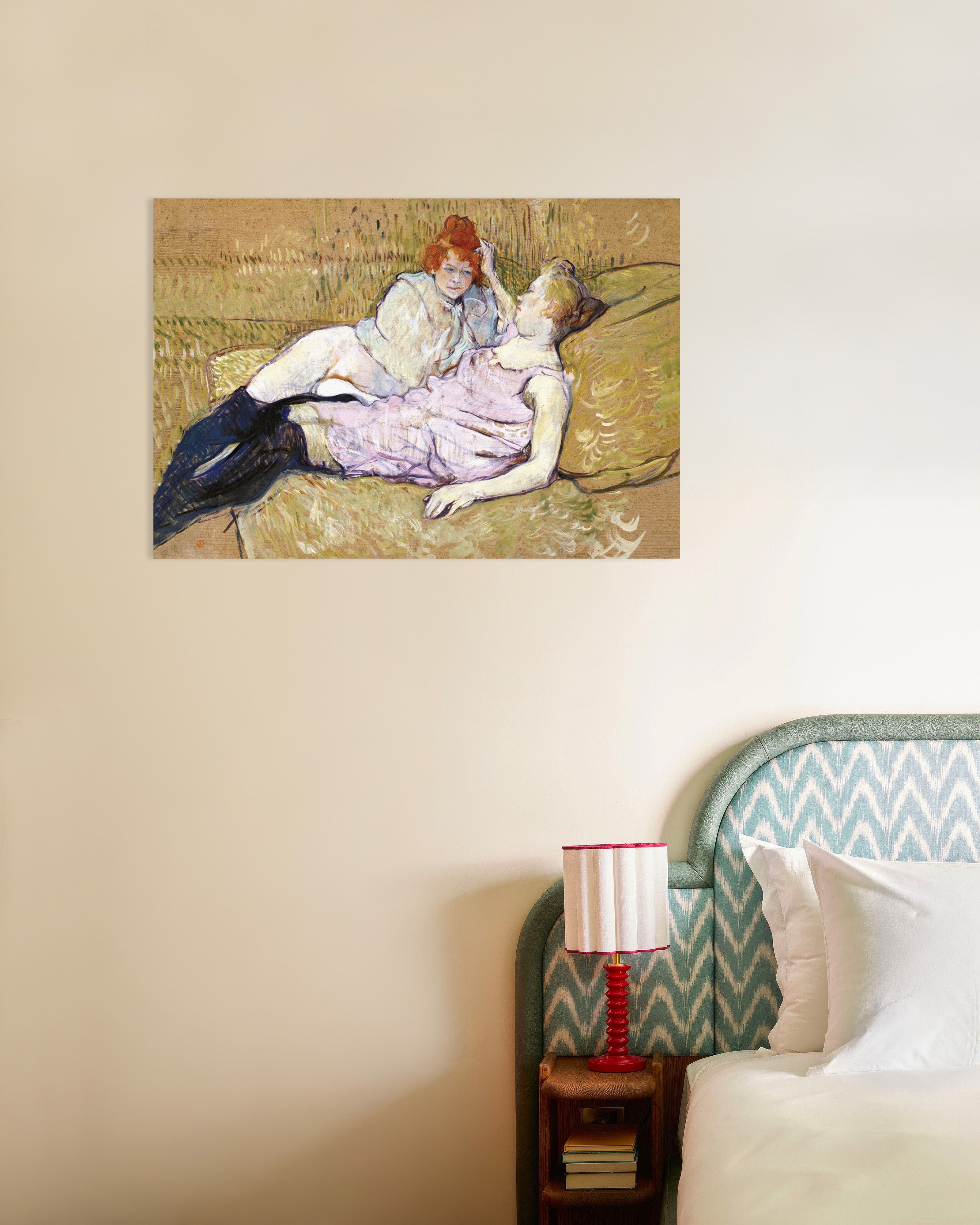 Poster of The Sofa (ca. 1894-1896) by Henri de Toulouse-Lautrec