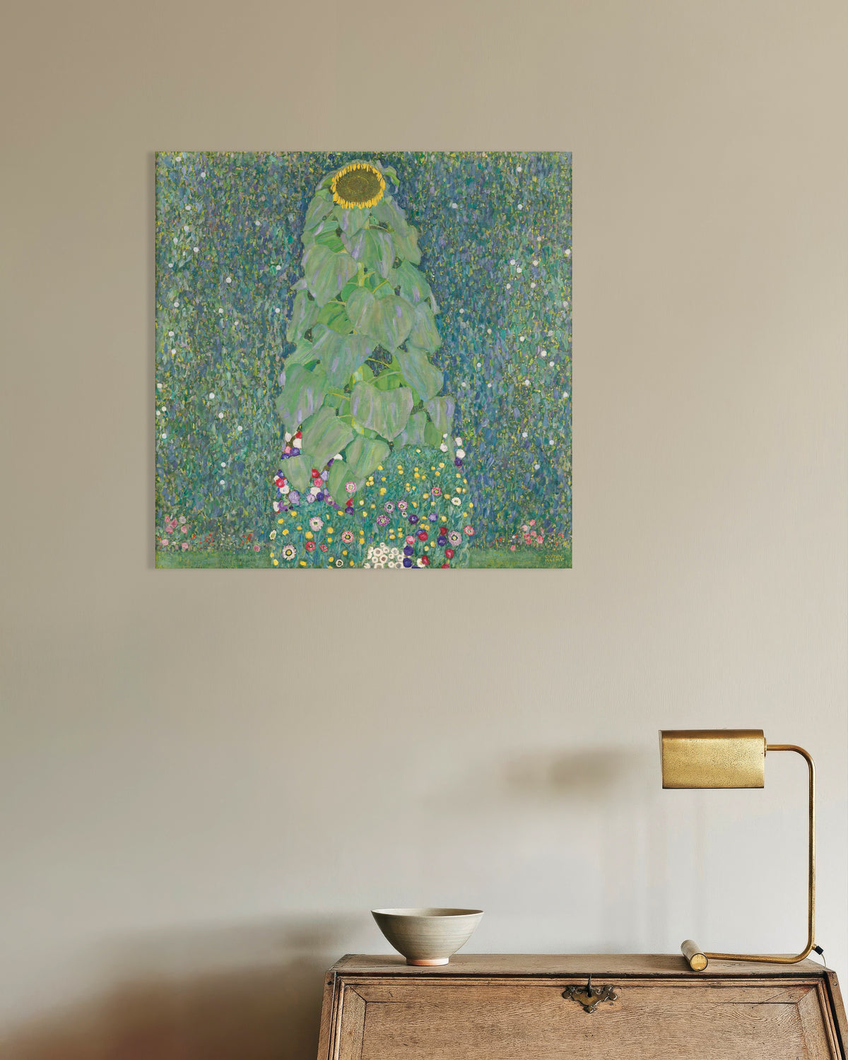 Poster Solrosen (1907–1908) av Gustav Klimt