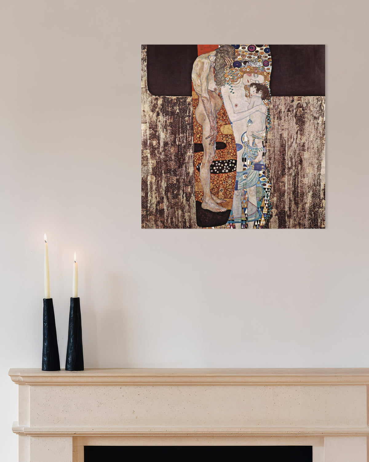 Poster Kvinnans tre åldrar (1905) av Gustav Klimt