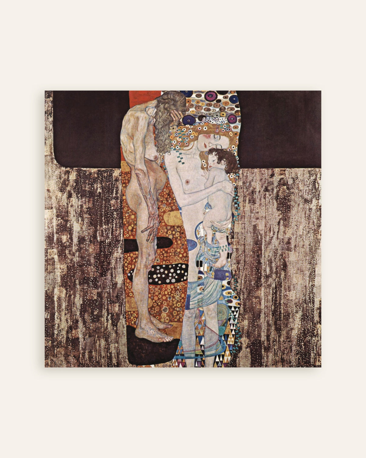 Poster Kvinnans tre åldrar (1905) av Gustav Klimt, miniatyr
