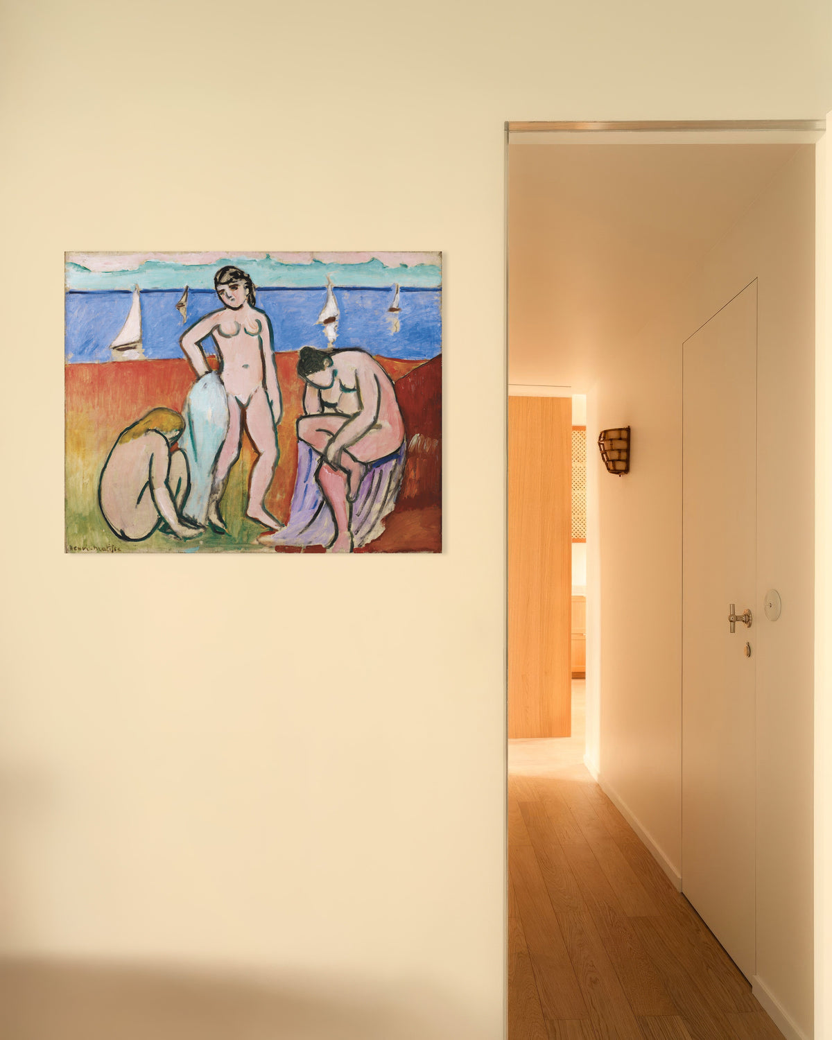 Poster av Tre badande (1907) av Henri Matisse