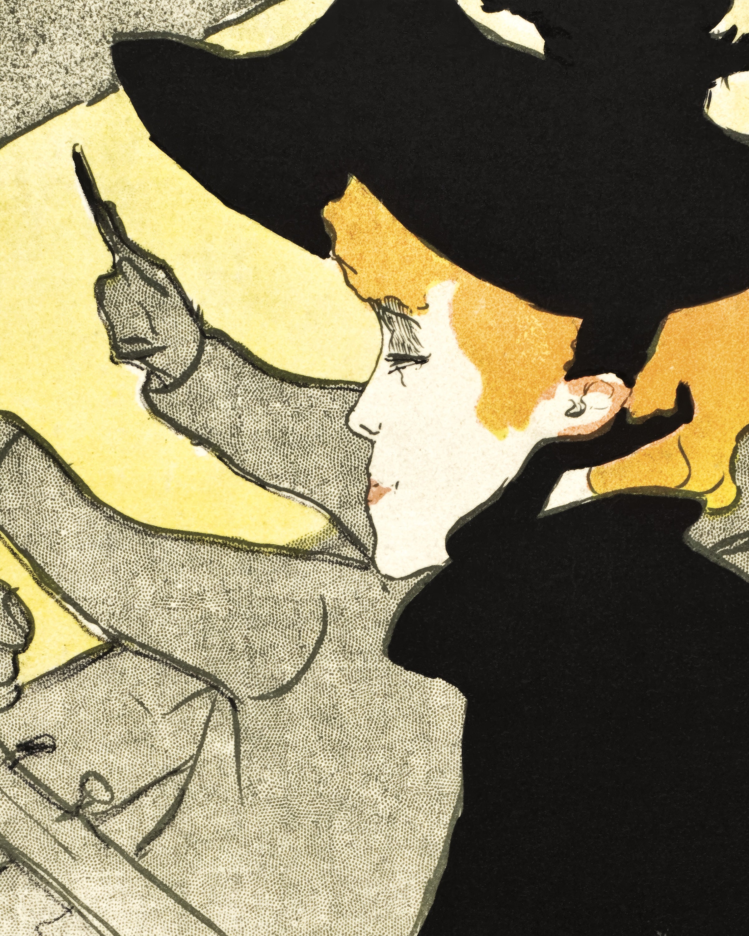 Divan Japonais (ca. 1892–1893) av Henri de Toulouse-Lautrec Poster