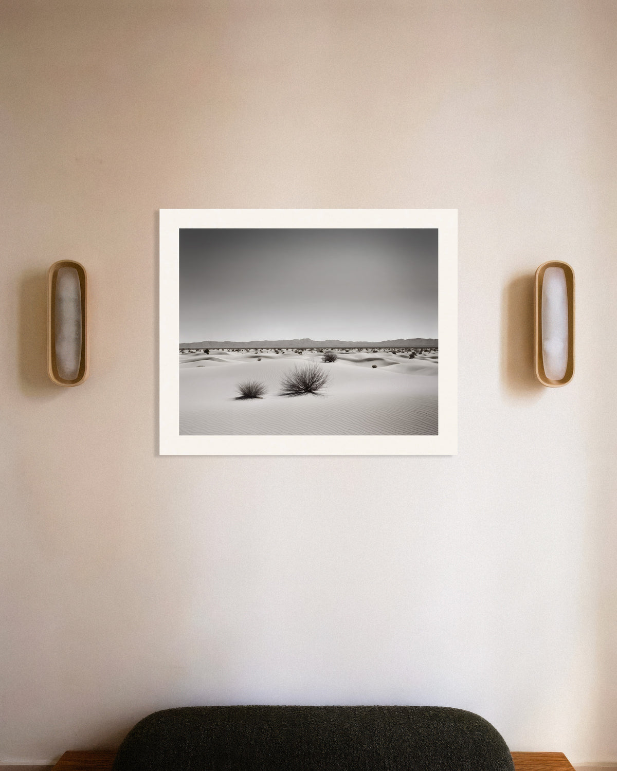 Poster med Urbana, svartvita abstrakta utforskningar, Desert