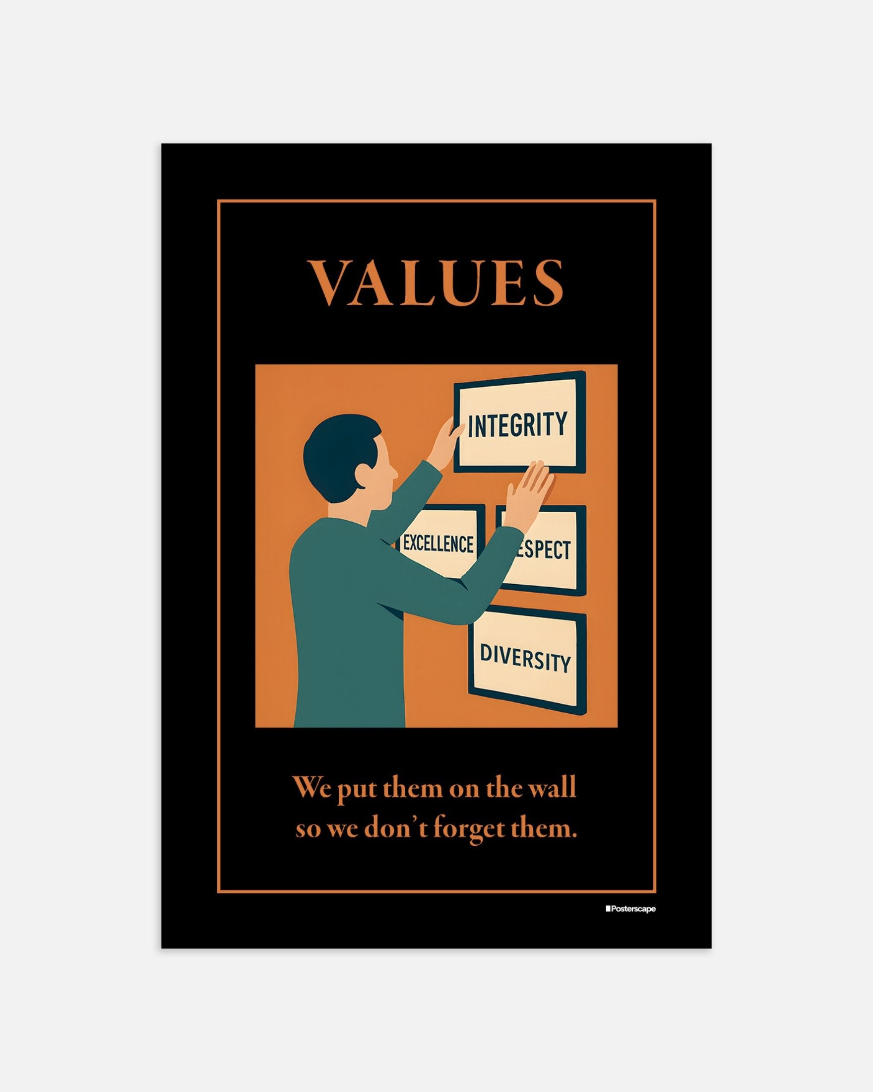Poster of Values - Demotivational Poster, thumbnail