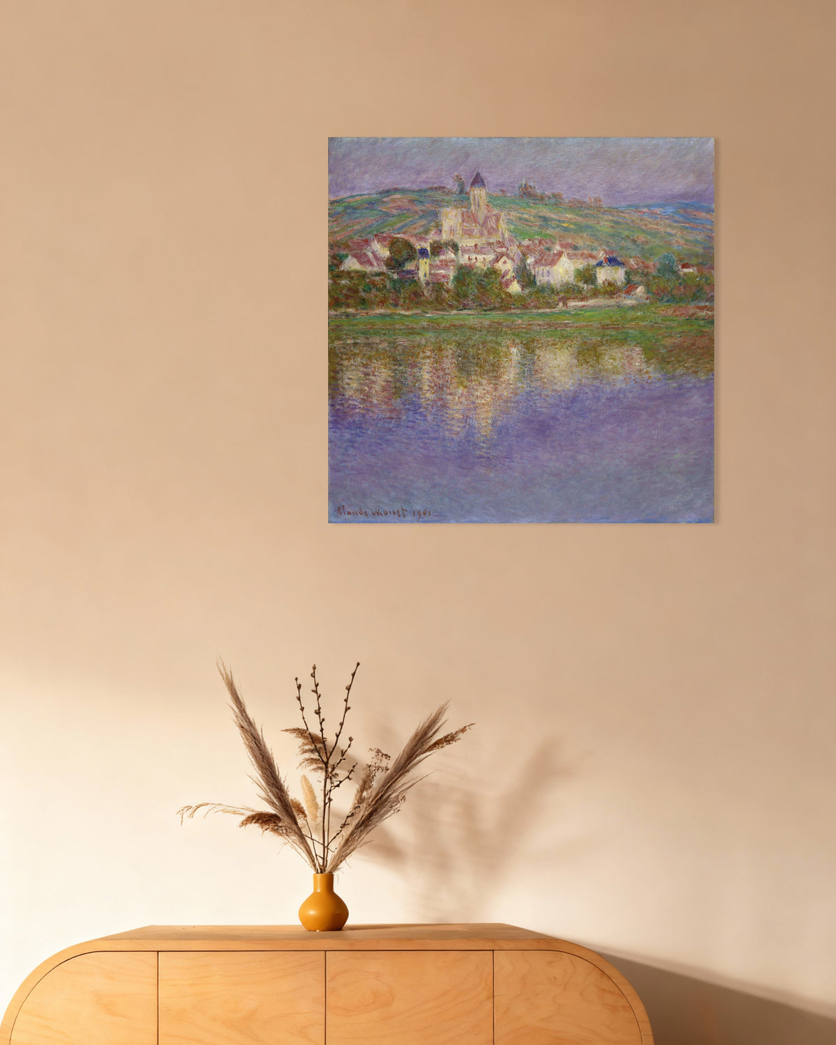 Poster Vétheuil (1901) av Claude Monet