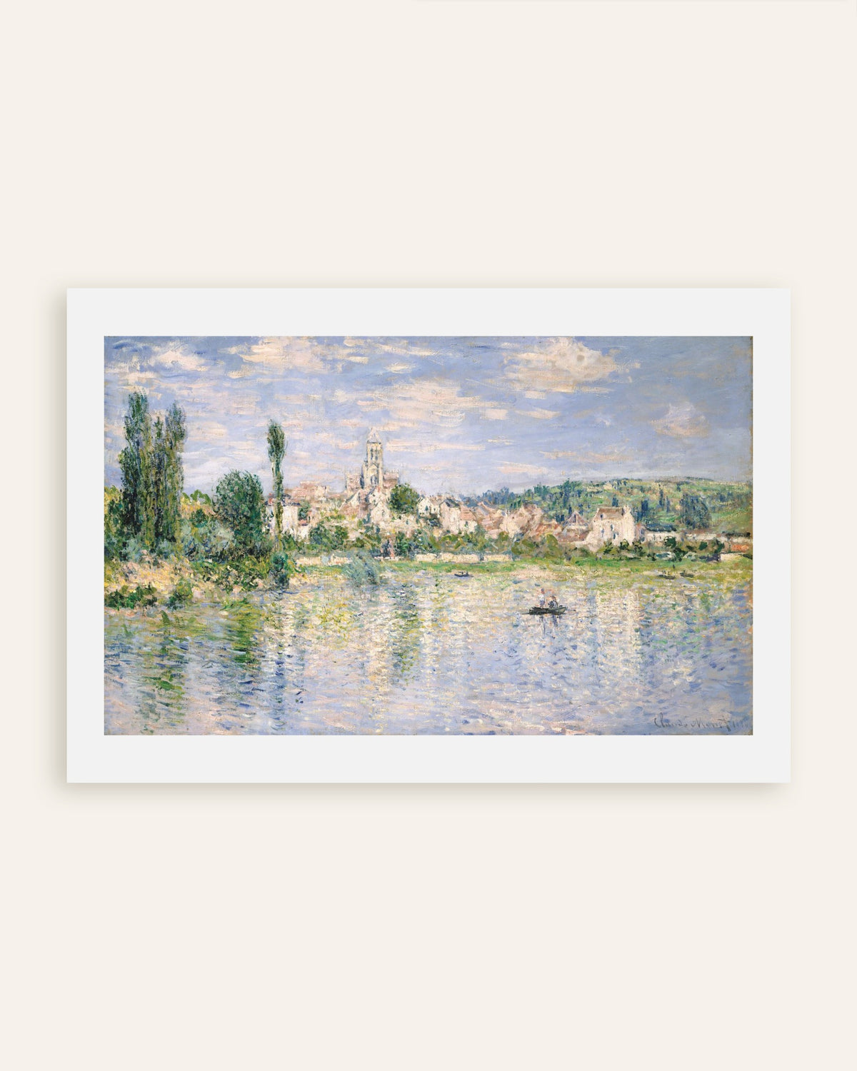 Poster Vétheuil på sommaren (1880) av Claude Monet, miniatyr