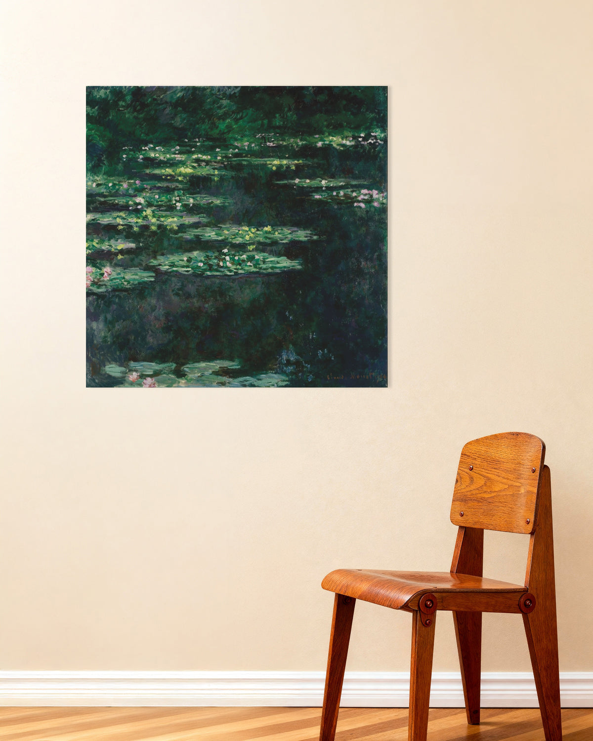 Poster Näckrosor (1904) av Claude Monet