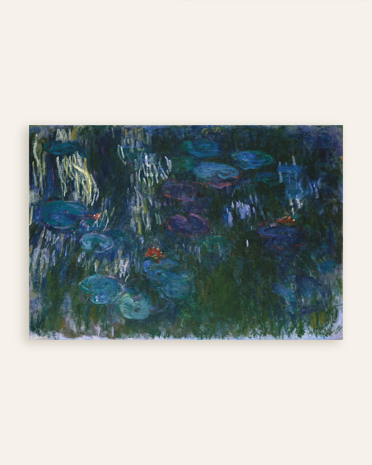 Poster Näckrosor (1916–1919) av Claude Monet, miniatyr