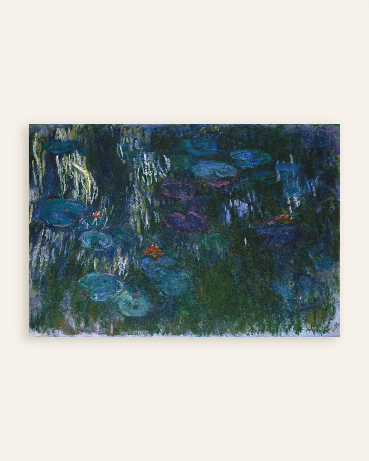 Poster Näckrosor (1916–1919) av Claude Monet, miniatyr