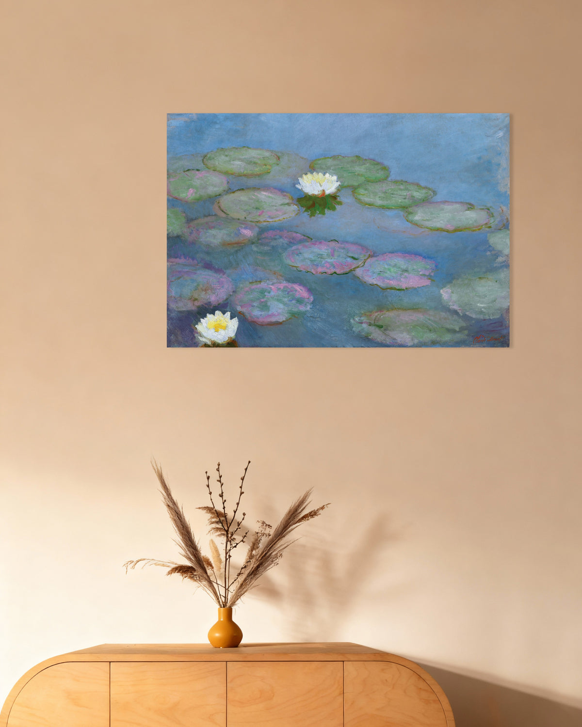 Poster Näckrosor (ca 1897–1899) av Claude Monet