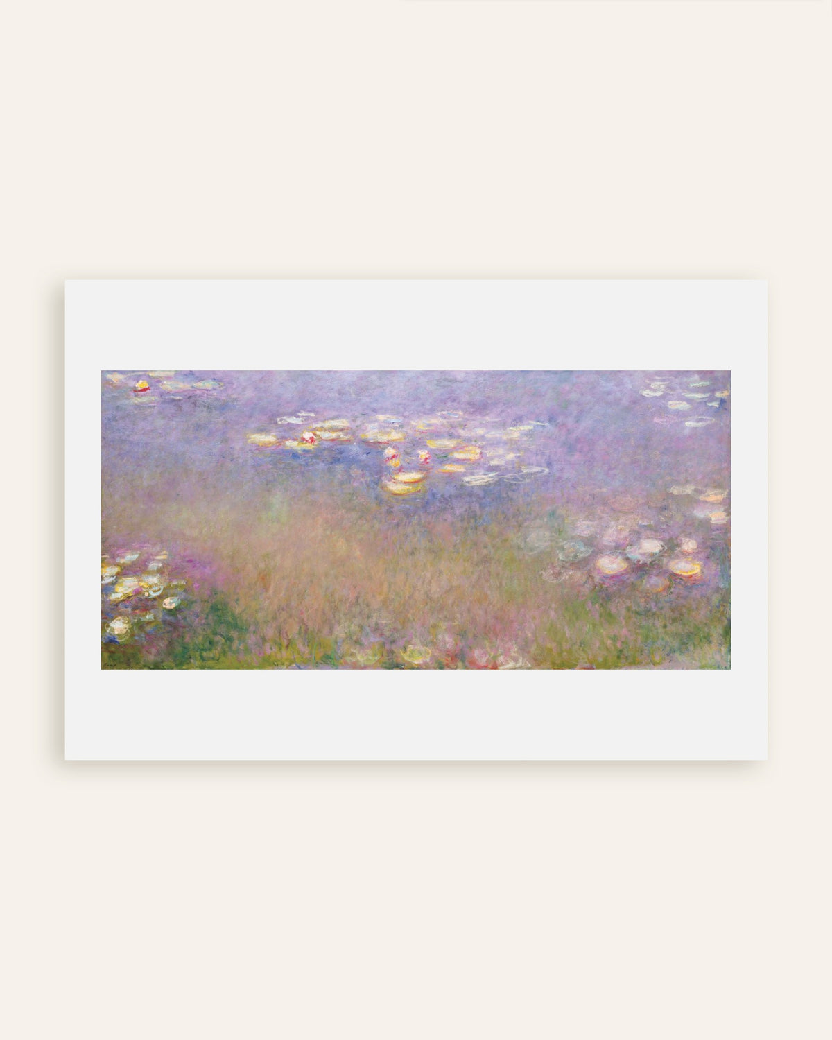 Poster Näckrosor (ca 1915–1926) av Claude Monet, miniatyr