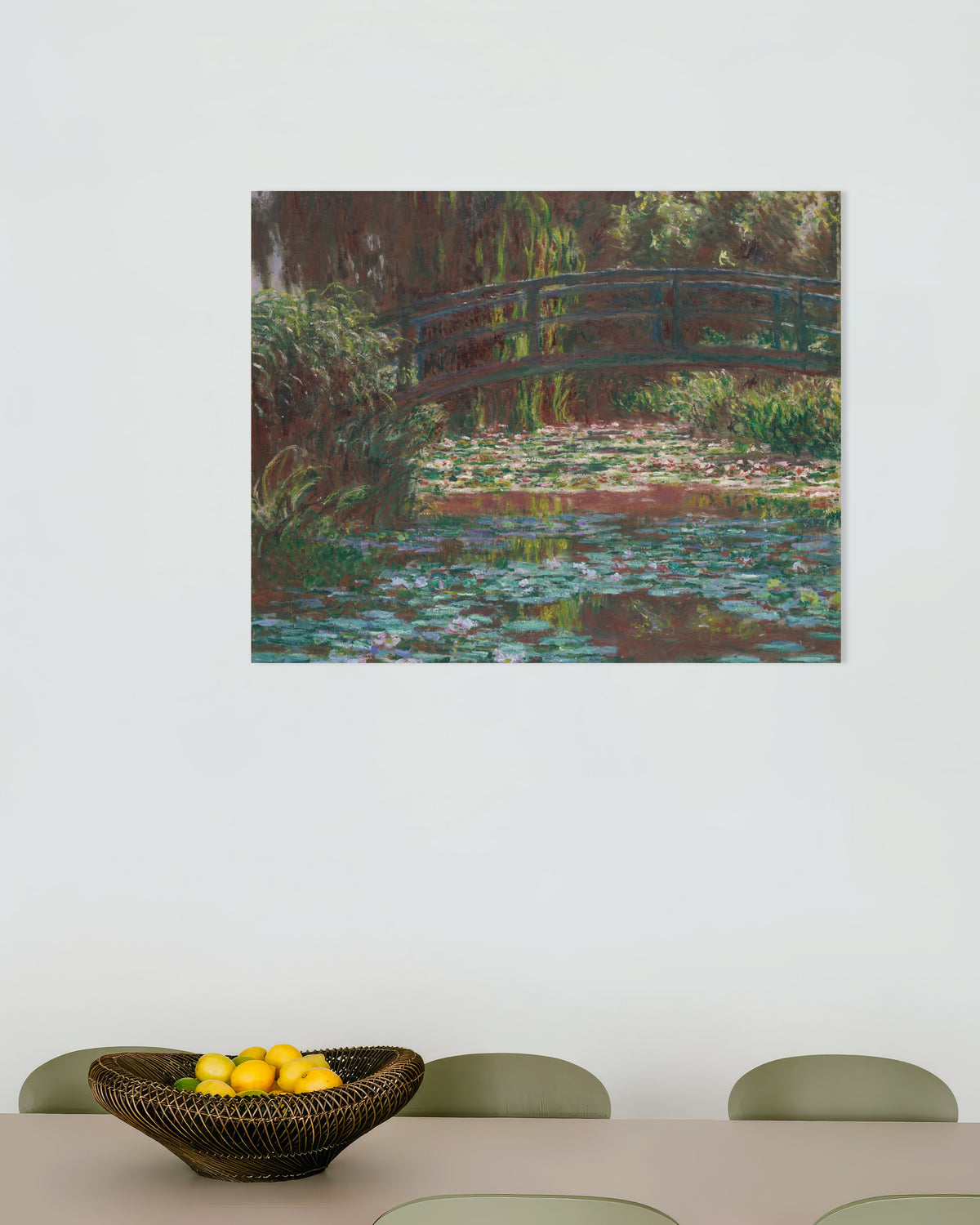 Poster Näckrosdammen (1900) av Claude Monet