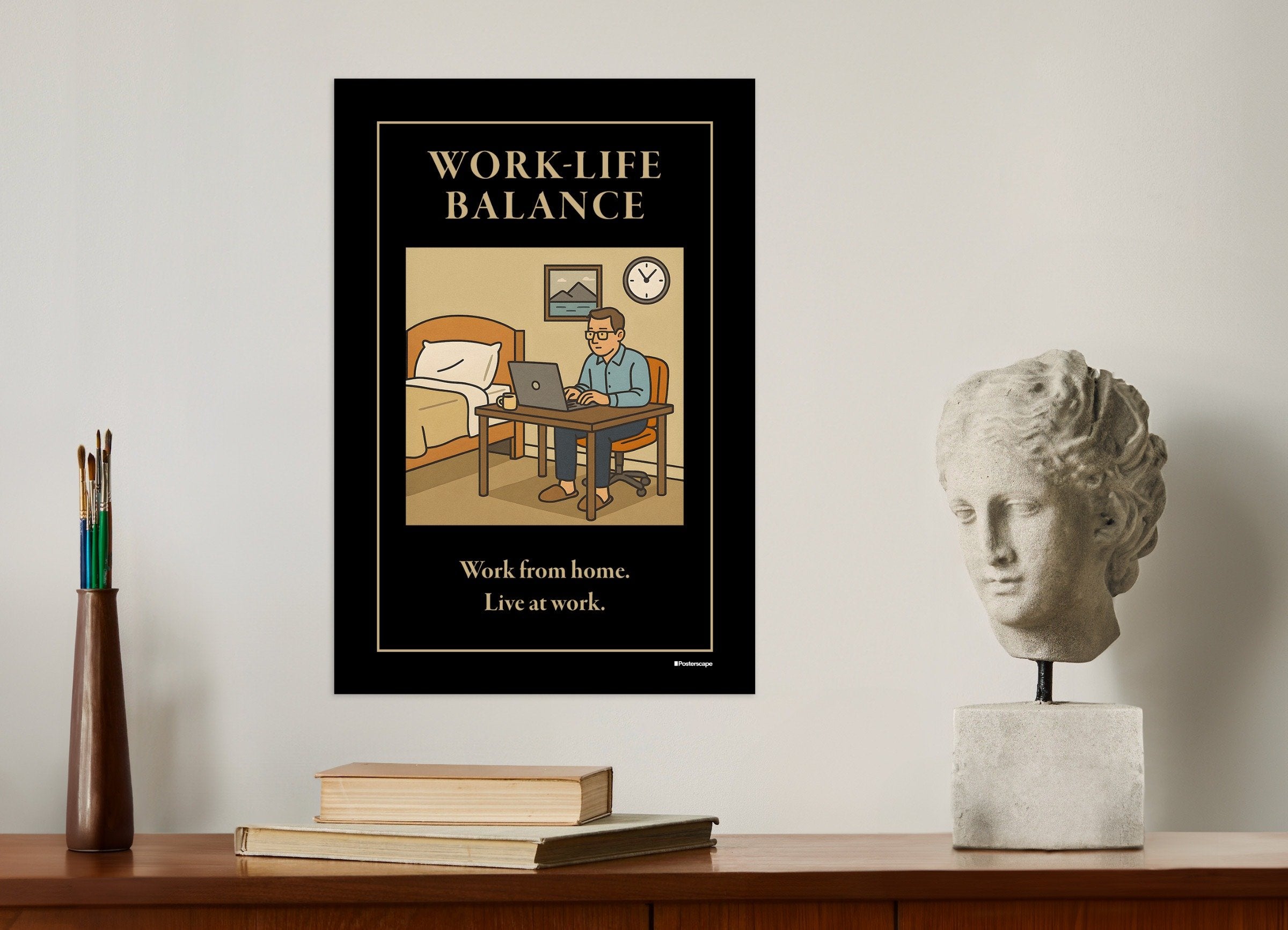 Poster of Work-Life Balance - Demotivational Poster
