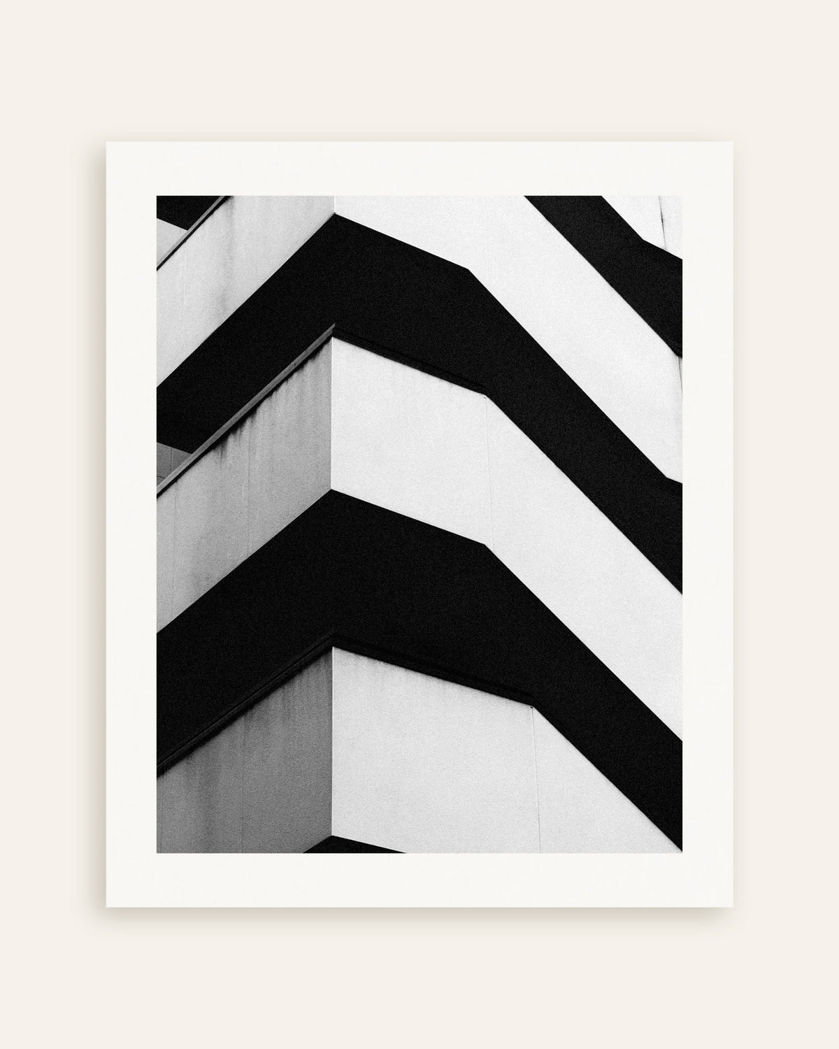 Poster ”Zigzagformade betongbalkonger”, miniatyr